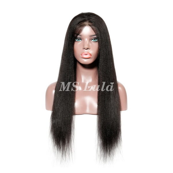 Virgin Human Hair 13x4 Kinky Straight Lace Front Wigs - Image 2